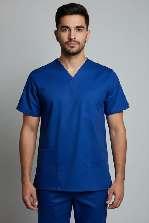 Men V Neck scrubs 3 pocket Scrub